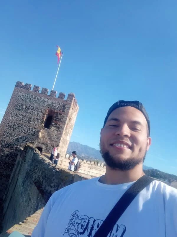 Foto en el castillo de españa